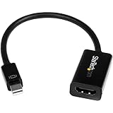 StarTech.com Mini DisplayPort 1.2 - HDMI アクティブ変換アダプタ UltraBook対応 mDP オス - HDMI メス 4K/30Hz MDP2HD4KS