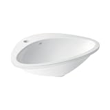 Hansgrohe(ハンスグローエ) アクサーマソー 洗面ボウル 600mm ビルトインタイプ 1ホール (ハンスグローエ ジャパン公式・日本規格適合品)