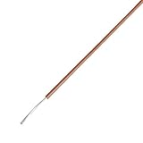 協和ハーモネット UL耐熱ビニル絶縁電線 茶 リール巻 100m UL1007AWG28 100m<BR>