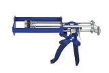 Wellmadeツール4020デュアルカートリッジ手動エポキシApplicator銃、75 ml x 75 mlと100 ml x 100 ml