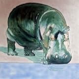 Hippo装飾セラミック壁アートタイル4 x 4