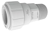 John Guest Speedfit PSEI013626 1-Inch CTS by 3/4-Inch NPT Male Connector, 2-Pack by John Guest Speed