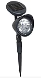 ソーラー LED ガーデン スポットライト 2個 セット 防水仕様