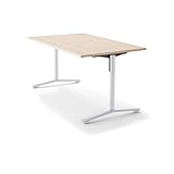 コクヨ   ミーティングテーブル DAYS OFFICE FLIP TOP XY-TFT158SCSAAMC0 幅150×奥行80CM 天板ホワイ