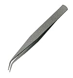 アネックス(ANEX) ステンレスピンセット フッ素加工 AA 先曲 125mm 12本組 No.143
