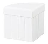 AZUMAYA ボックススツール 扇形 LFS-813WH