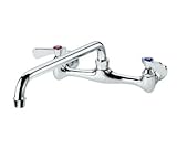 Krowneシルバーシリーズ8 "センター壁マウント蛇口、10 "注ぎ口、12 – 810l