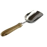 【ENJOY】ステンレス鋼 木製ハンドル材料 園芸用具 寄せ植えスコップ