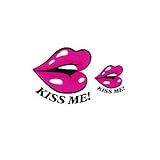 ST-13 防水ステッカー KISS ME! 2枚セット