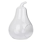 ガラスの花瓶，SODIAL(R) をクリアナシ形ガラスの花瓶ボトル、植物の花の宝石