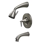 Whitehaus 614.855PR-ORB Blairhaus Monroe 2 5/8-Inch Pressure Balance Valve with Showerhead and Octag