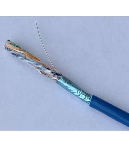 Amazon.co.jp: 伸興電線 LAN用メタルケーブル SKLAN-Cat.5e 0.5mm×4P