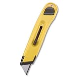 Stanley Bostitch製品 – Retractableユーティリティナイフ、プラスチックハンドル、6 Amp ; Quot ;、黄色 – Sold As 1 Ea – プラスチックユーティリ
