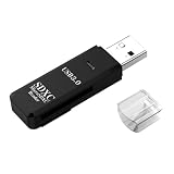 A-CRAFT USB3.0 カードリーダー 2in1 SDカード microSDカード SD SDHC SDXC microSDHC microSDXC TF MMC (ブラック)