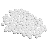 【ノーブランド品】100pcs 25mm ホワイト モデル クラフト 発泡 スチロール 球 ボール