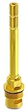 Danze da507871 W真鍮セラミックディスクカートリッジfor mini-widespread、ラウンド脊椎、ホットSide
