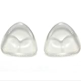 Happyi 1 Pairs Women's Bra Inserts Silicone Breast Enhancer Shaper Push up Bra Pads (Transparent) by