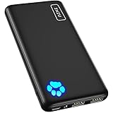 INIU モバイルバッテリー 大容量 10000mAh 最軽量 最薄型 3台同時充電 USB-C入出力ポート