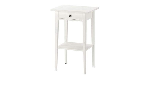 Amazon Hemnes ヘムネス ベッドサイドテーブル ホワイトステイン 103 540 91 家具 オンライン通販