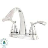 Glacier Bay Edgewood 4 in. 2-Handle High-Arc Bathroom Faucet in Chrome by GLACIER BAY [並行輸入品]