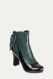 Banned Apparel - Sadie Green Bow Heel Ankle Boots UK 6