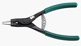 SK Hand Tools 7638 Zero-Degree Tip Int/Ext Convertible Retaining Ring Pliers [並行輸入品]