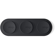 Amazon Elago ケーブル 各種 対応 ケーブルホルダー マグネット ボタン クリップ 付き スリム ケーブルオーガナイザー デスク 粘着パッド 固定 ケーブルクリップ 付き 配線 整理 アクセサリー マグネットクリップ 収納 小型 ケーブル配線トレー 充電ケーブル 対応