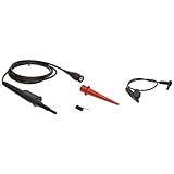 Fluke VPS101 5 Piece Double Insulated Voltage Probe Set, 1.2m Cable Length, 1x Attenuation, Black, F