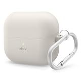 【elago】 Galaxy Buds3 FE Buds 3 Pro 対応 ケース 耐衝撃 カラビナ 付 薄型 ソフト シリコン カバー ワイヤレス充電 対応 [ GalaxyBuds3 ギャラクシー バッズ 3FE ギャラクシーバッズ3プロ 対応 ] ORIGINAL HANG ストーン