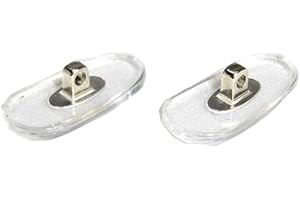 [サンニシムラ] 【Nose Pad】 鼻パット いつも清潔 『ニュクレル』を使用した 安心、安全の日本製パットです 中央金具色 シルバー 中サイズと小サイズをお選び頂けます。