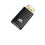 1個入り Displayport HDMI 変換コネクタ 4K解像度対応 金メッキコ ネクタ(DPオス → HDMIメス) DP to HDMIアダプタ DP - HDMI変換 アダプター 金メッキディスプレイポート HDTV プロジェクター ディスプレイに (1個セット)