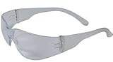 SafetyGear 250-00-0020 Zenon Z11SM Safety Eyewear with Clear Temples Reduced Frame and Clear Anti-Fo