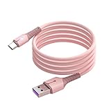 USB Type C ケーブル 【2本セット 2M/0.25M】 タイプc ケーブル 3.0A 急速充電 データ転送 充電点灯表示 高耐久シリコン製 Type-C Xperia/Galaxy/LG その他 Android 等 USB-C機器対応 テレワーク リモート 在宅勤務 かわいい ブルー TypeC Cable
