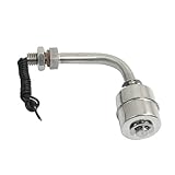 Uxcell Stainless Steel Right Angle Liquid Water Level Sensor Float Switch [並行輸入品]