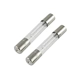 uxcell ヒューズ管　電子レンジ　0.7A5KV　アキシャル　ガラスヒューズ管6ｍｍ　5本セット