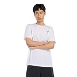 [ニューバランス] 半袖Tシャツ AMT53400 Sport Color Block T-Shirt 吸水速乾 スポーツ トレーニング ランニングメンズ(AMT53400) WT(ホワイト