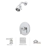 Rohl mbkit32lmapcキットマイケル・バーマン圧力バランスシャワーパッケージin Polished Chrome withレバーハンドルIncludes mb1938lm 1440 / 6