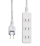 エレコム 電源タップ 雷ガード スウィングプラグ ほこりシャッター付 4個口 2m ホワイト T-KST02-22420WH