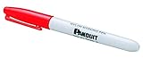 Panduit PX-2 Permanent Marking Pen, Regular Tip, Red (Pack of 12) [並行輸入品]