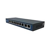 SecuSTATION スイッチングハブ PoEハブ 日本メーカー PoE給電対応 10/100Mbps 最長250m 8ポート SC-PSH82