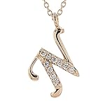 [スイートテン・ダイヤモンド] 【正規品】Sweet 10 Diamond イニシャル「N」 18金ピンクゴールドダイヤモンドイニシャルペンダント「N」 CCSD N2026