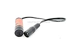 Q-BAIHE 650MD-100工業用の650nmの1mWの赤色レーザードットモジュール14.5x45mm3-5Vクラス2