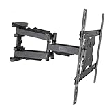 An Style LG エルジー対応 壁掛け金具 32インチ42インチ43インチ48インチ49インチ50インチ55インチ60インチ65インチ 型 対応 壁掛金具 上下左右角度調節 液晶 TV 金具 テレビ フレーム テレビ壁掛け金具 TV壁掛け金具 冷間圧延鋼 チルト＆スイベル移動式 ブラック 耐荷重35kg
