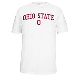 オハイオ州状態アーチ型ブロックO Tee Ohio St M ホワイト