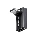 サンワサプライ Type-C変換アダプタ（CtoC・L字垂直・40Gbps・240W） AD-USB38CCFL