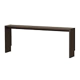 岩附(IWATSUKI) コンソールテーブル ダークブラウン 幅180cm 奥行29.5 高さ70.2 幅木よけ加工有り オーダー OC-70180RHDB