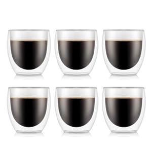 Bodum ボダム PAVINA パヴィーナ ダブルウォール グラス 250ml 6個セット 正規品 4558-10-12J