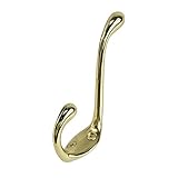 Ultra Hardware 37101 Brass Plated Coat & Hat Hook [並行輸入品]