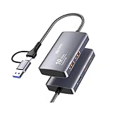 日本の中小企業 MSL FORCE USB-C 4in1 ハブ 10Gbps USB3.2 Gen2 同時使用 高速 Type-Cハブ 後方互換性 プラグ&プレイ uc0066 USB-A×2 + USB-C×2