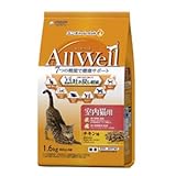 ユニチャーム AllWell 室内猫用 チキン味挽き小魚とささみフリーズドライパウダー入り 1.6kg(400g×4袋)×5袋入